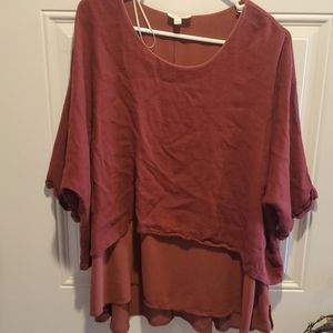 Umgee USA oversized layered tunic
